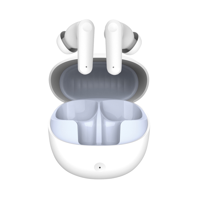 muvit for change auriculares estéreo true wireless ANC+ENC blancos