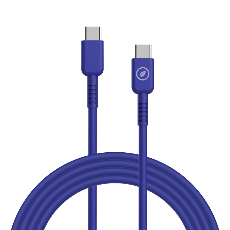 muvit for change cable Tipo C a Tipo C 3A/60W 1.2m azul
