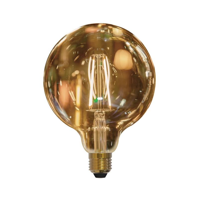 muvit iO bombilla inteligente Filamentos globo grande E27/5W/470lm Ambar D125*H175